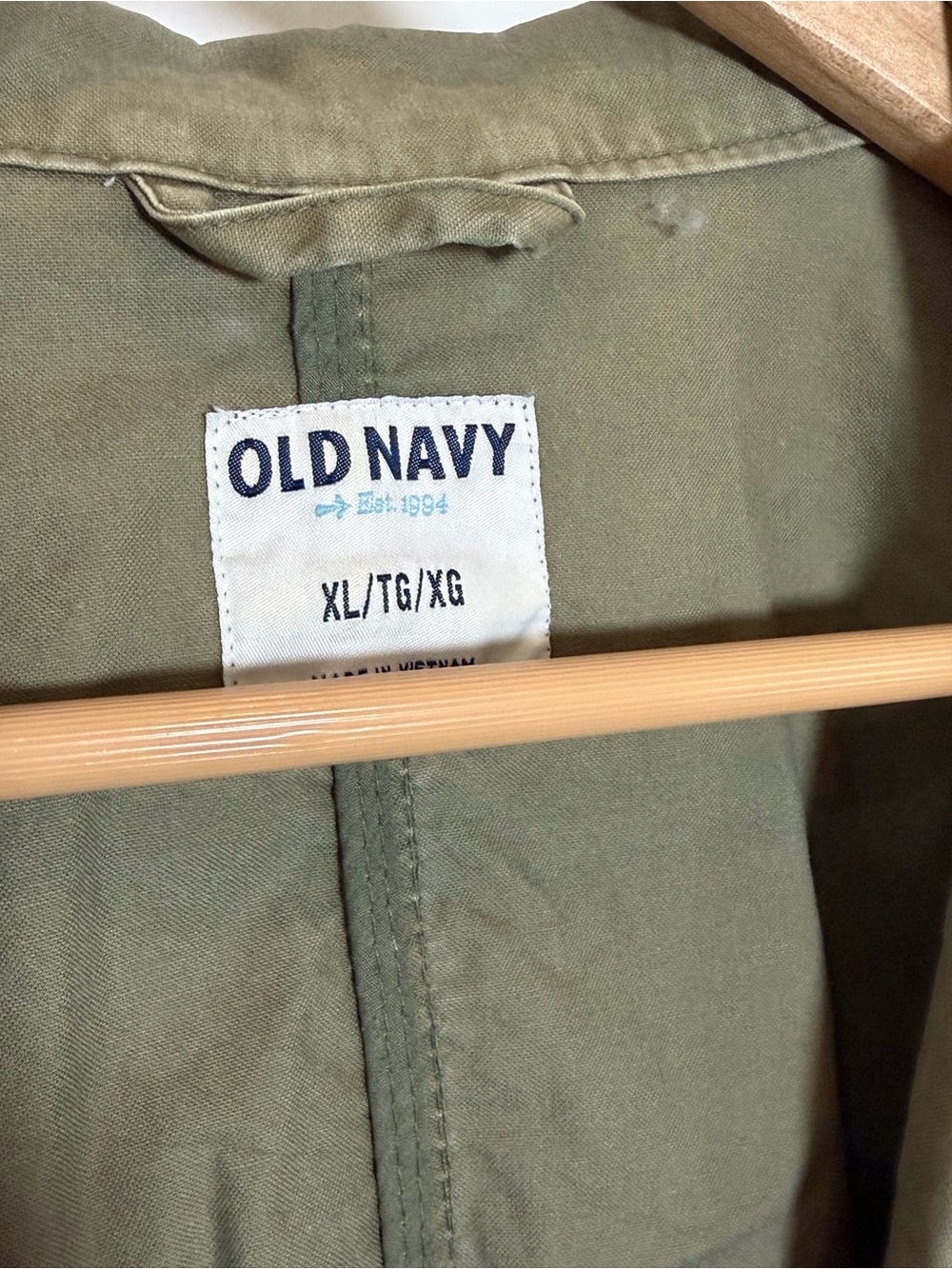 Old Navy Olive Green Utility Jacket - Women's - Picture 2 of 3